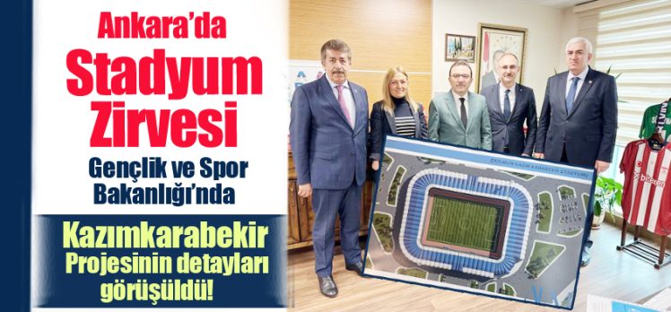 AK Parti Milletvekilleri Kazım Karabekir Stadyumu’nun modernizasyon projesini masaya yatırdı.