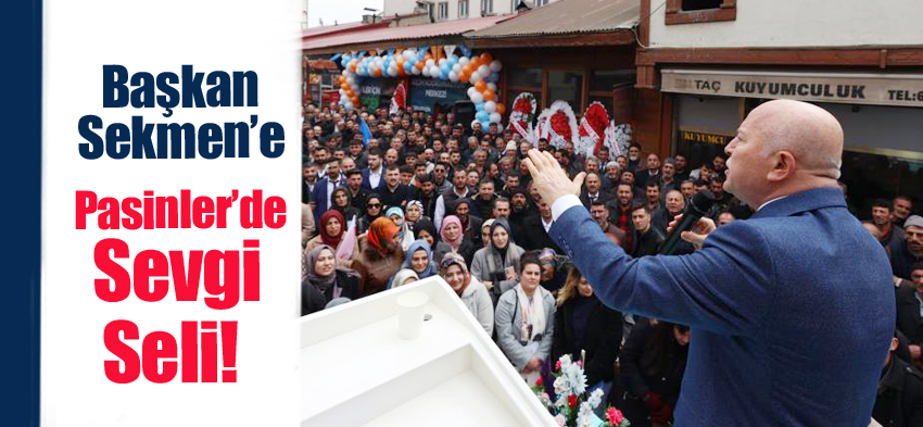 Başkan Mehmet Sekmen, Pasinler’de AK Parti Seçim Koordinasyon Merkezi’nin (SKM) açılışını yaptı.