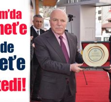 Erzurum’daki Cumhur İttifakı İspir’de Seçim Koordinasyon Merkezi’nin açılışında buluştu.