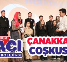 Erzurum Açı Koleji, Çanakkale Zaferi’nin 109. yıl dönümünü coşkulu bir programla yâd etti.