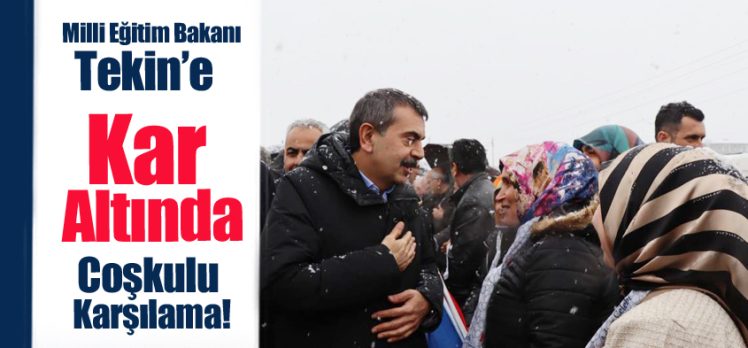 Milli Eğitim Bakanı Yusuf Tekin, yerel seçimleri öncesi Erzurum’da vatandaşlarla buluşuyor.