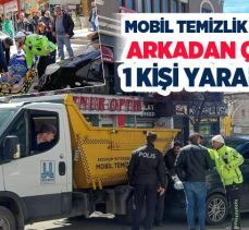 Erzurum Cumhuriyet Caddesi’nde aynı yönde hareket eden iki araç çarpıştı,1 kişi yaralandı.