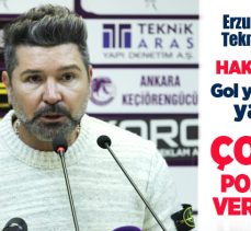 Erzurumspor FK Teknik Direktörü Hakan Kutlu, Ankara Keçiörengücü maçının ardından konuştu!