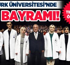 Atatürk Üniversitesi’nde 14 Mart Tıp Bayramı ve Geleneksel Önlük Giydirme Töreni, gerçekleşti.