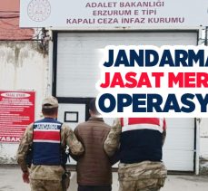 Erzurum’da jandarma ekipleri JASAT Mercek-6 operasyonu çerçevesinde aranan 2 şahsı yakaladı.