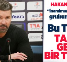 Erzurumspor FK Teknik Direktörü Hakan Kutlu, Çorum maçının ardından açıklamalarda bulundu.