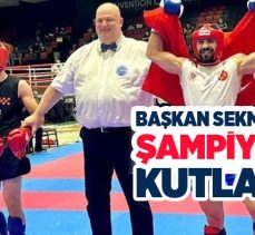 Cebrail Gençoğlu, Kick boks Avrupa Kupası’nda bir kez daha ay-yıldızlı bayrağımızı göndere çıkardı.