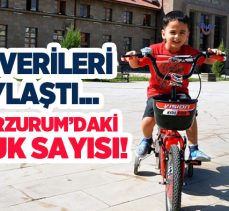 2023 verilerine göre; Erzurum’da 0-17 yaş arılığı olarak ifade edilen çocuk sayısı 215 bin 93 oldu.