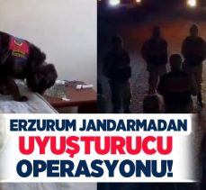 Erzurum’da jandarmanın uyuşturucu tacirlerine yönelik yapılan baskınlarda 7 şüpheli yakalandı.