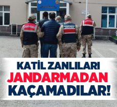 Erzurum’da adam öldürme suçundan aranan iki şahıs jandarma ekiplerince yakalandı!..