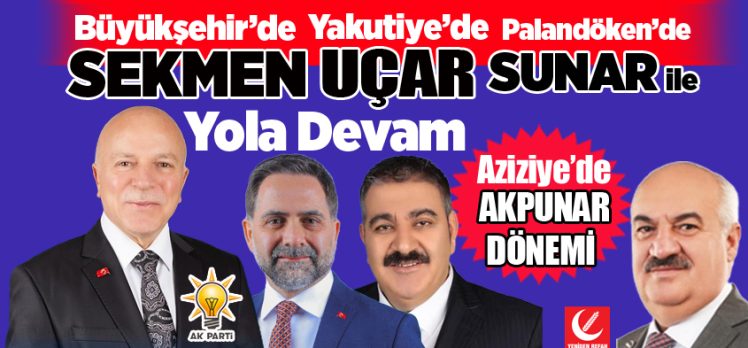 Erzurum’da 31 Mart  seçiminin detayları belli oldu! İşte belediyelerde yeni dönemdeki isimler…
