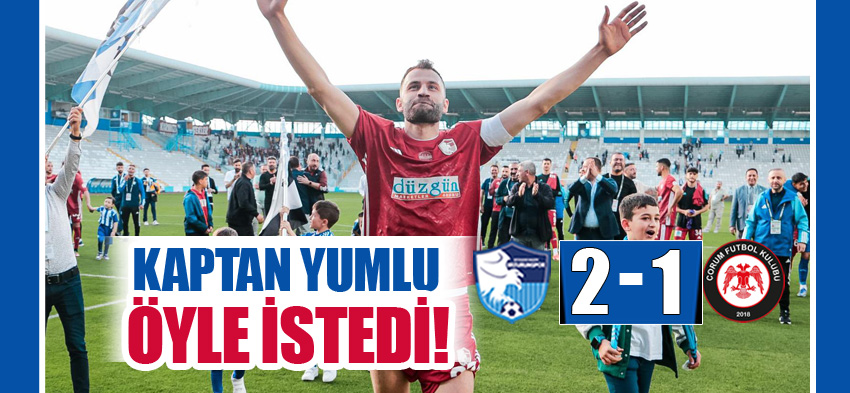 Trendyol 1. Lig’in 32. haftasında Erzurumspor FK, sahasında karşılaştığı Çorum FK’yı 2-1 mağlup etti.