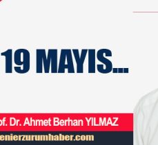 19 Mayıs; Türk Milletinin vatan,bayrak sevgisiyle kazandığı zaferin geliyorum dediği gündür.