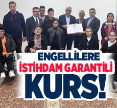 Erzurum’da İş Kur ve Büyükşehir işbirliği ile engelliler için “Satın Alma Görevlisi” kursu açıldı.
