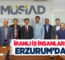 İran’ın Kazvin şehrinden gelen ticaret heyeti ile MÜSİAD Erzurum Şubesi üyeleri bir toplantı yaptı.