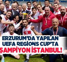 Erzurum’da yapılan 2024 UEFA Regions Cup turnuvasında şampiyonluk kupasını İstanbul kaldırdı.