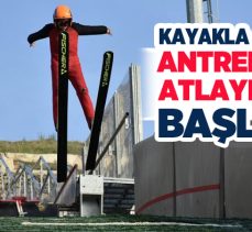 Erzurum’da Atlama Kuleleri K-20 ve K-40 rampalarında alt yapı antrenman atlayışları başladı.