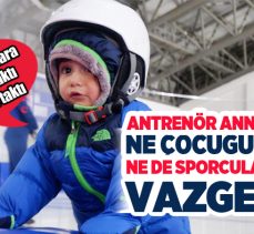 Duygu Kan Belir hem örnek bir anne hem de onlarca şampiyon sürat patenci yetiştiren bir çalıştırıcı.