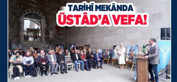 “Üstâd’a Vefa Programı” yağışlı havaya rağmen Necip Fazıl sevenleri tarafından yoğun ilgi gördü.