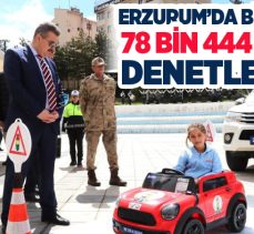 Emniyet Müdürü Kadir Yırtar, Erzurum’da bir ayda 490 aracın trafikten men edildiğini söyledi.