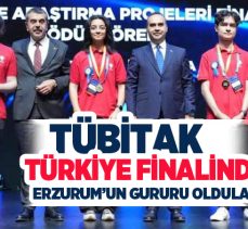 TÜBİTAK 55. Lise Öğrencileri Araştırma Projeleri Yarışması Türkiye Finaline Erzurum başarısı!…
