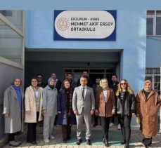 Erzurum ilçesi Hınıs Mehmet Akif Ersoy Ortaokulu açık hava eğitimi projesi ile Avrupa’da..