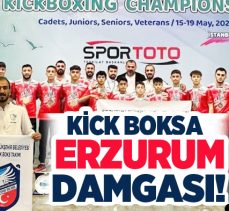 Erzurum Büyükşehir Belediyesi Gençlik Spor Kulübü Kick Boksa Şampiyonalarına damga vurdu!..