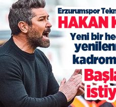 Teknik Direktör Hakan Kutlu, Erzurumspor’la tekrar anlaşma sağladığını ve mutlu olduğunu söyledi.