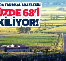 Doğu Anadolu Projesi bölgesinde tarımsal amaçlı kullanılan arazinin yüzde 68’inde ekim yapılıyor.