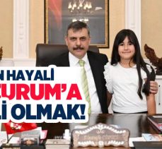 Erzurum’a Vali olmak isteğin her fırsatta dile getiren Eyşan Duru’ya öğretmeni güzel bir sürpriz yaptı.