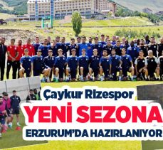 Süper Lig ekiplerinden Çaykur Rizespor 2024-2025 sezonu hazırlıklarına Erzurum’da sürdürüyor.