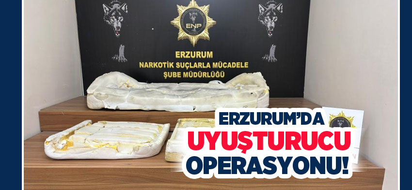 Erzurum Emniyet Müdürlüğü Narkotik Şube, uyuşturucu madde satışı yapan 5 kişiyi yakaladı.