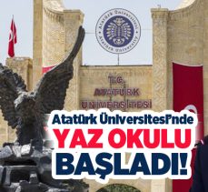 Atatürk Üniversitesinde  Yaz Okulu uygulaması; toplamda 7 bin 273 öğrenciyle eğitime başladı.