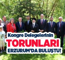 105. Yıldönümü kutlanan Erzurum Kongresi etkinliklerine delegelerin torunlarının buluşması damga vurdu.