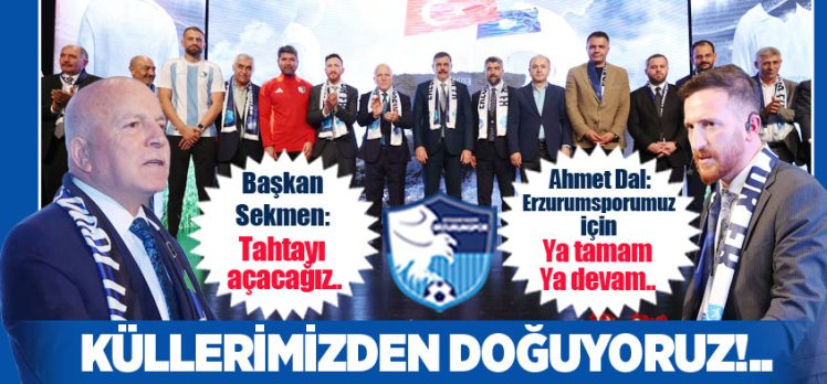 Erzurumspor FK, maddi destek bulmak için “Küllerimizden Doğuyoruz” kampanyası başlattı…