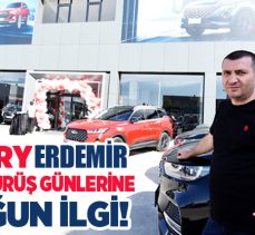 CHERY Erdemir test sürüşü günlerine Erzurumlu otomobil tutkunları yoğun ilgi gösterdi..