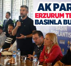 AK Parti Erzurum teşkilatı basın ile buluştu, Erzurum’a dair gündemdeki konular değerlendirildi.