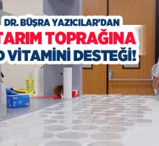 Dr. Büşra Yazıcılar, tuzlanarak verimini kaybeden toprakları geri kazanabilmek için bir proje geliştirdi.