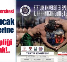 Atatürk Üniversitesi Spor Kulübü Karakucak Güreş Festivali düzenlemeye hazırlanıyor.