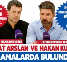 Erzurumspor FK – MKE Ankaragücü maçının ardından teknik direktörler değerlendirme yaptı.