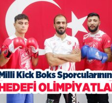 Erzurumlu Milli Kick Boks sporcuları, şampiyonalarına hazırlanırken gözlerini olimpiyatlara çevirdi.