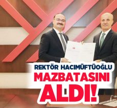 Atatürk Üniversitesinin yeni rektörü, YÖK Başkan’ından mazbatasını alarak görevine resmen başladı.