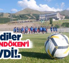 Suudi Arabistan futbol takımları Palandöken Yüksek İrtifa Kamp Merkezi’ne,hayran kaldı.