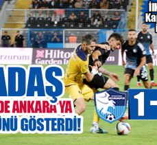 Erzurumspor FK, sahasında oynadığı sezonun ilk maçında MKE Ankaragücü’nü 1-0 mağlup etti.