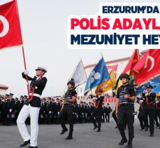 Erzurum’da 393 polis adayı için POMEM Çat Yolu Yerleşkesi’nde mezuniyet töreni düzenlendi.
