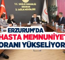 İl Sağlık Müdürlüğünde düzenlenen toplantıda Erzurum’da 6 aylık sağlık hizmetleri ele alındı.