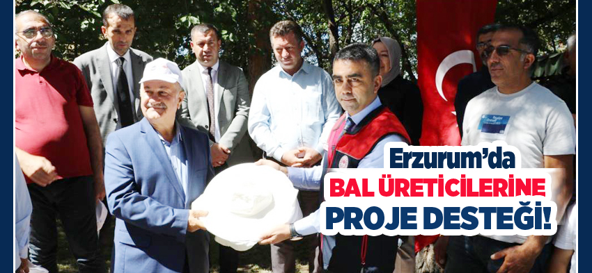 Erzurum Yaylaları Organik Balına Kavuşuyor Projesi ile 11 işletmenin ürünleri proje kapsamına alındı.