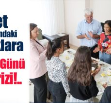 Aile ve Sosyal Hizmetler İl Müdürlüğü’den, devlet korumasındaki çocuklara doğum günü sürprizi