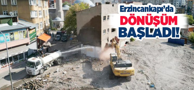 Büyükşehir Belediyesi Erzincankapı’da yerinde dönüşümü esas alan yeni bir projeye start verdi.