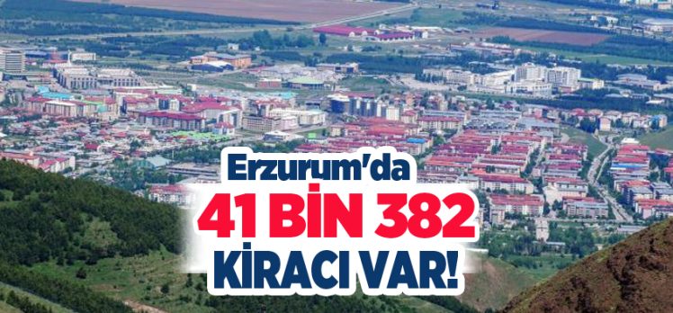 Erzurum’da toplam 197 bin 862 adet konut bulunuyor. Bunların 103 bin 385’i 2001 yılı ve sonrasına ait.